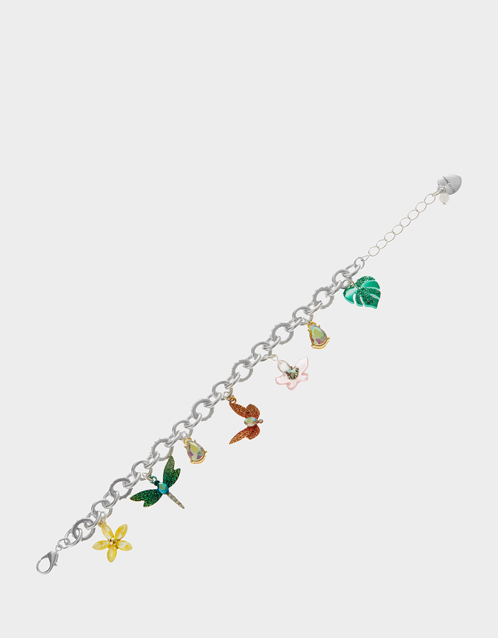 GARDEN GLAM DRAGONFLY GARDEN CHARM BRACELET MULTI - Image 2