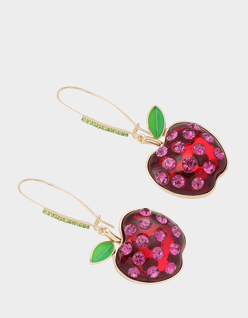 APPLE DROP EARRING RED MULTI - Image 2