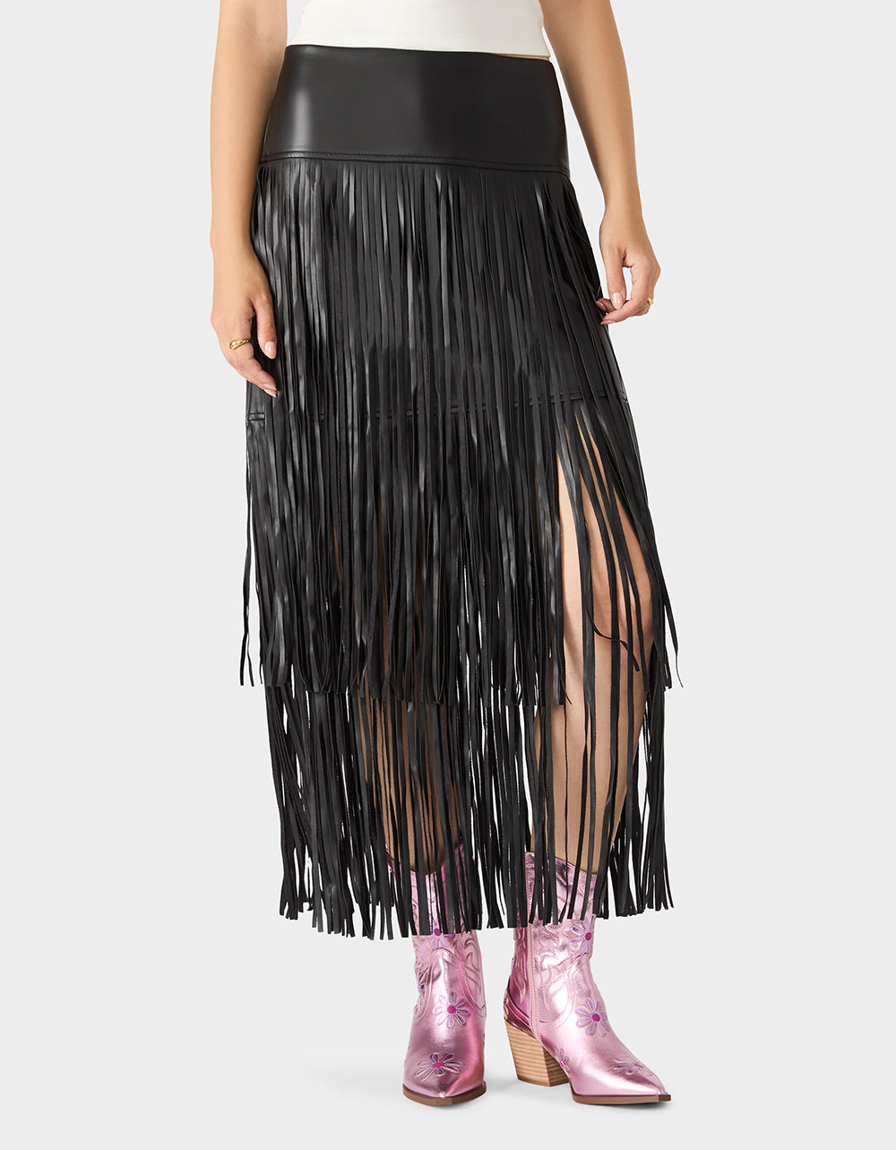 MIDNIGHT RODEO SKIRT BLACK - Image 2