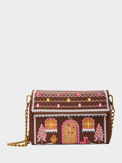 BAKING SPIRITS BRIGHT WALLET ON CHAIN BROWN